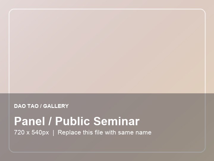 Panel / public seminar