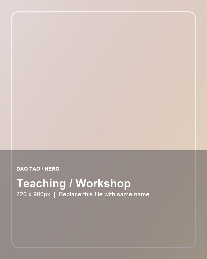 Giảng dạy và workshop