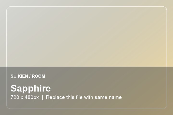 Phòng Sapphire tại Ambrosia